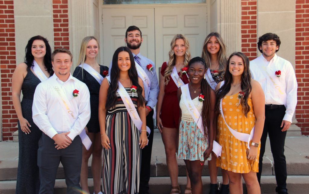 2021 Homecoming court w