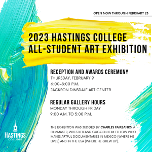 2023 Hastings College All Student Art Exhibition