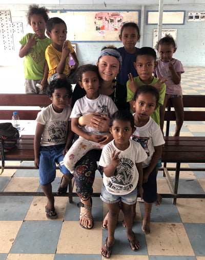 Matousek '18 learns from different cultures on missions trip 1 Allison Matousek in Australia