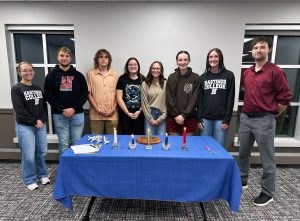 Hastings College inducts six students into the collegiate national honor society 1 Alpha Chi 26w