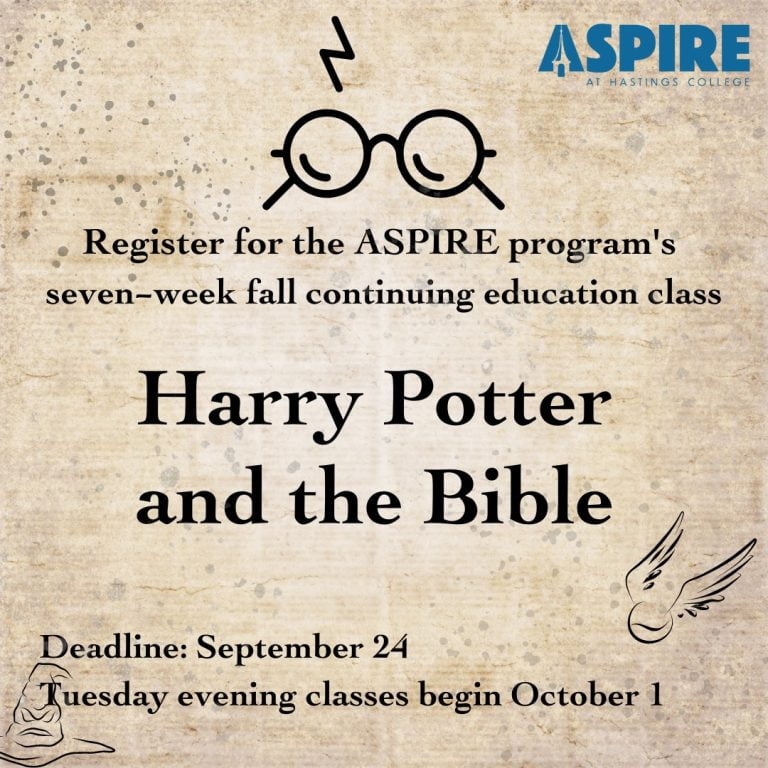 Graphic that says Harry Potter and the Bible.