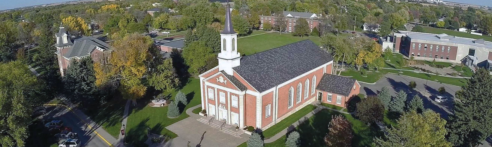 Chapel aerial shot