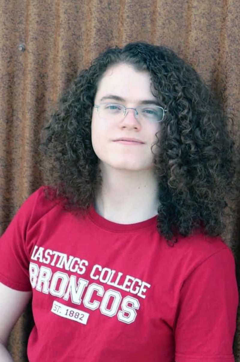 ChrisSedmak_21w Hastings College sophomore Chris Sedmak.