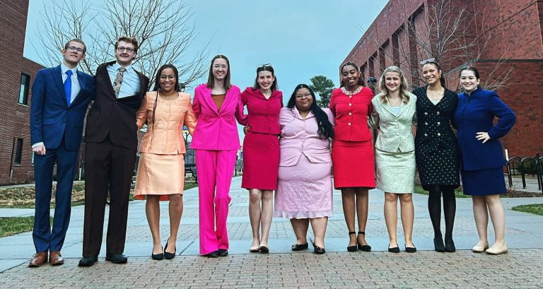 Hastings College forensics team