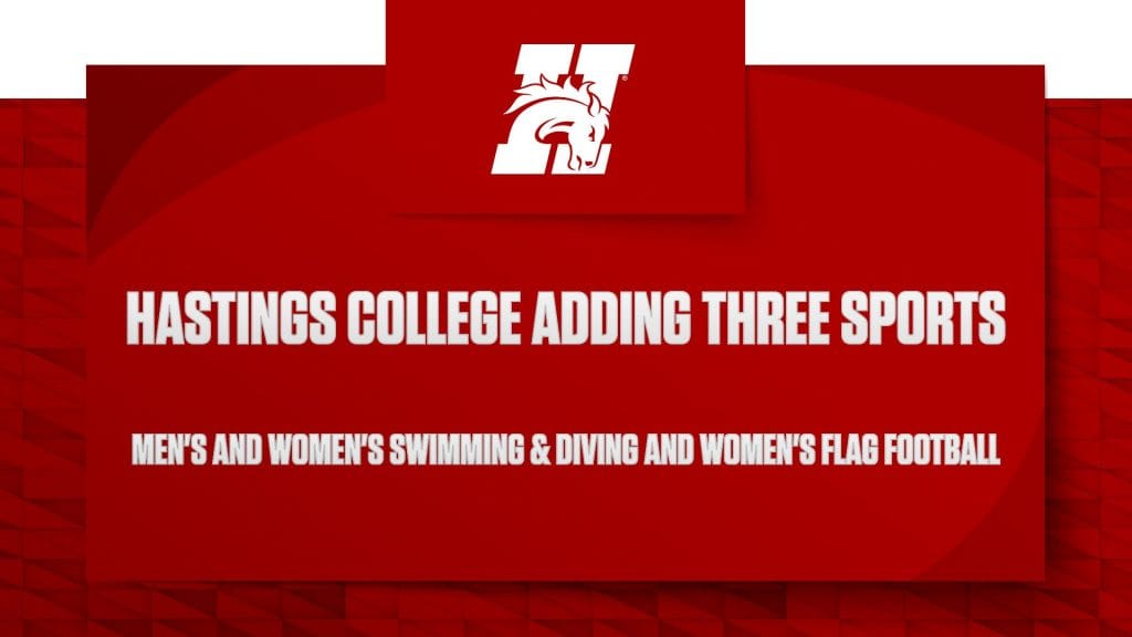 Hastings College adds swimming and diving, women’s flag football to NAIA varsity sports lineup 5 HC sports 25w