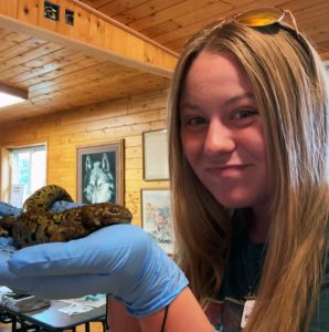 From childhood visitor to education assistant, Hannah Sears comes full circle at Yellowstone Wildlife Sanctuary 1 HannahSears 26wa