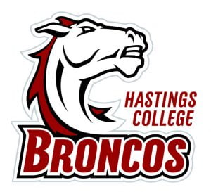 Hastings College Bronco logo