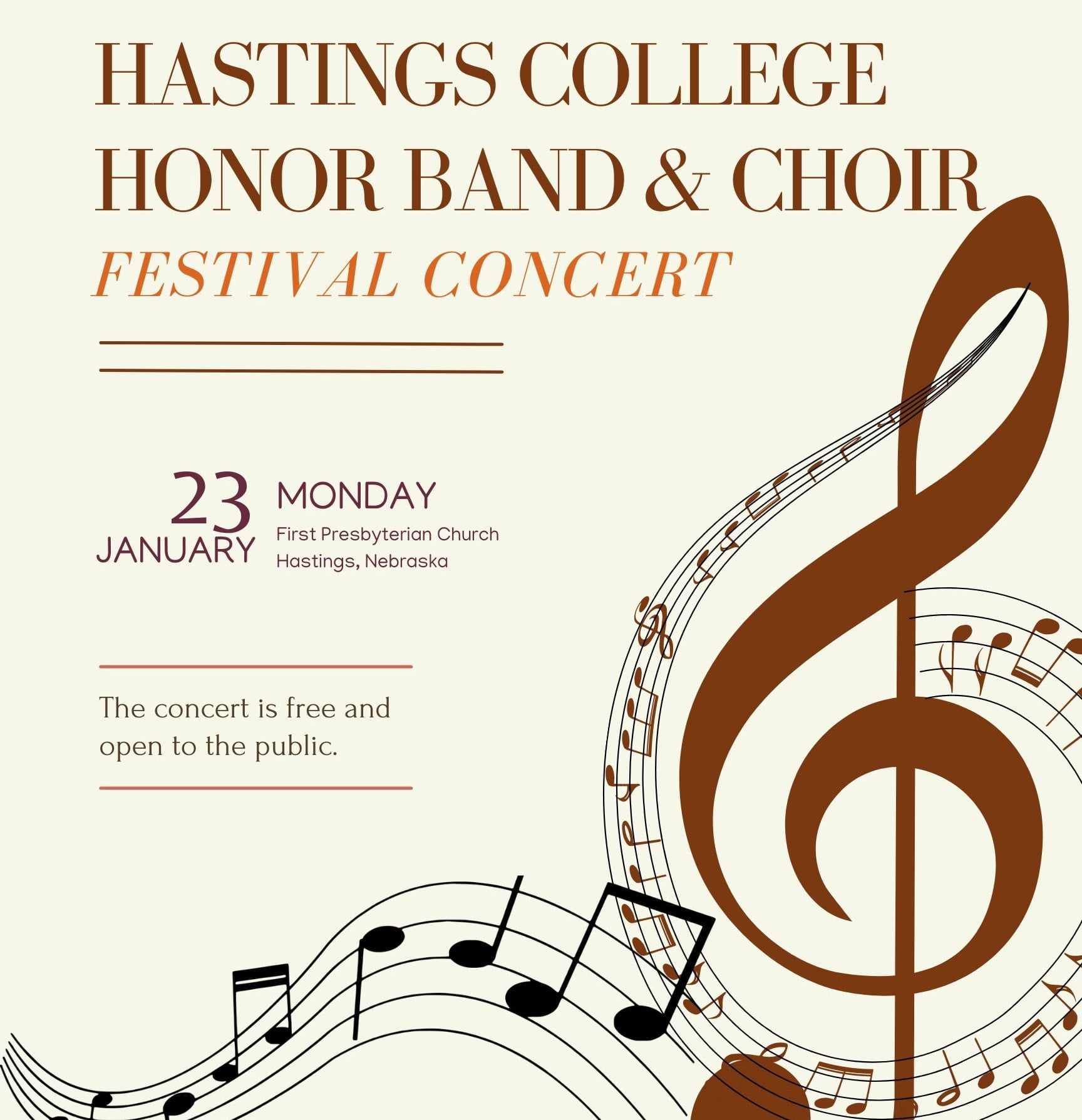 Hastings College to host honor band, choir with students from 42 schools -  Hastings College
