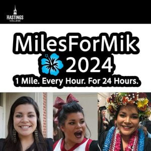Miles For Mik graphic