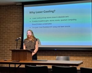 Hastings College students present research at Nebraska Academy of Sciences meeting 1 Milly McClure NAS 25w