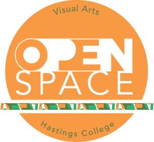 News 3 Open Space for Visual Arts in orange circle.