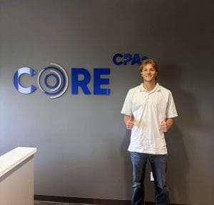 Yost finds professional purpose at CORE CPAs 1 Peyton Yost 26w