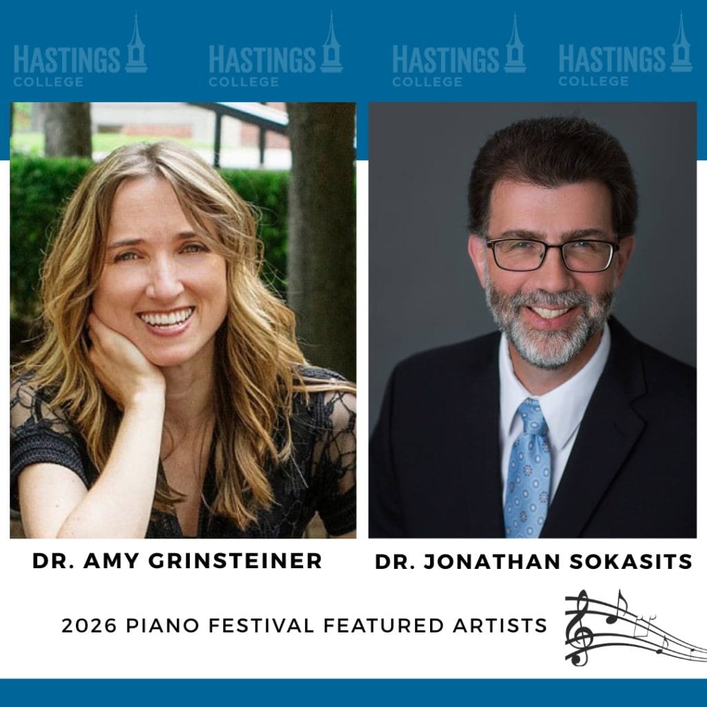 Grinsteiner to headline Gladys Frisch Harris Piano Festival 11 Dr. Amy Grinsteiner and Dr. Jonathan Sokasits