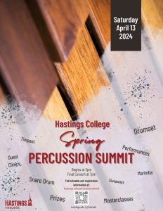Spring Percussion Summit poster 24w