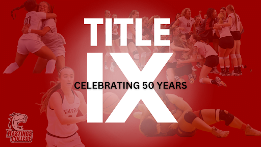 Graphic with image of Title IX.