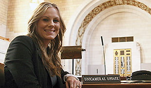 HC graduate Nicki Behmer works for the Nebraska Unicameral