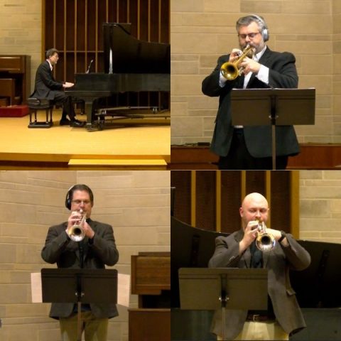 From top left, Dr. Jonathan Sokasits, Erin Beave, Dr. Tim Farrell, and Dr. Louie Eckhardt