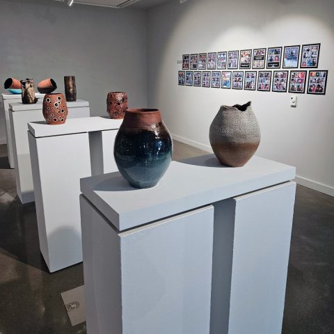 The second of three thesis gallery shows is open now through April 25 in the JDAC.