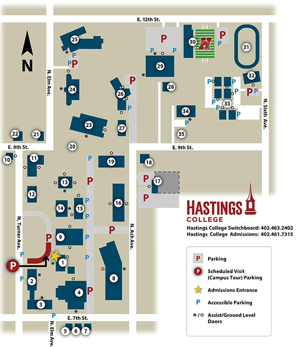 Campus-Map-0722 Map of campus buildings