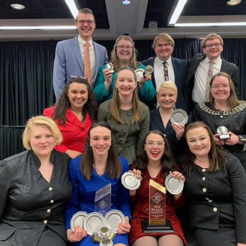 Photo of forensics team members