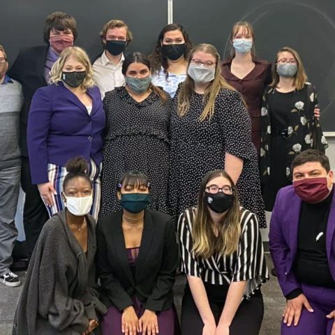 The 2020-21 Hastings College Forensics team.