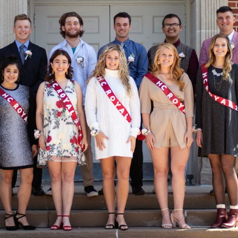 Photo of the homecoming court