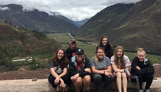 LandThumb_Academics6 Students sitting outdoors