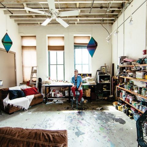 Omaha artist Nadia Shinkunas.