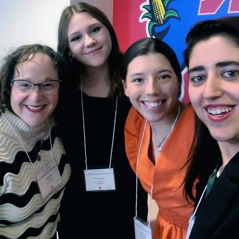 Dr. Kittie Grace, Abby Harveson, Cecilia Velarde and Dr. Juliana Cardoso at the No Limits conference earlier this month.