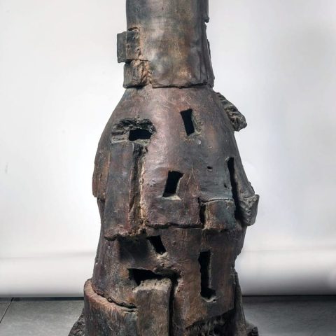 An image of ceramic art called Molestar S24 by Peter Voulkos.