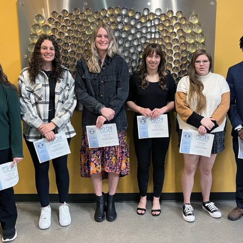 Amber Renter,  Lauryn Metz, Grace Branson, Mackenzie Reich, Shayna Larson and Isaiah Strachan were recently inducted into Phi Chi at Hastings College. Other inductees included Jonah Doyle, Mickah Ekstein, Lyss Kimmer-Steffen, Victoria Scheibe and Cruise Trumbley. 