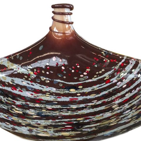 Glass art piece by Tom Kreager