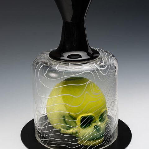 Glass art piece