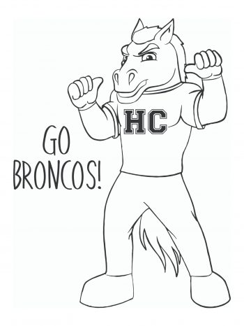 college mascot coloring pages