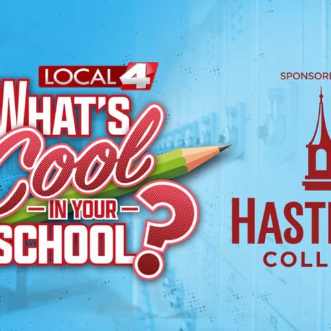 What's Cool in your School graphic with Hastings College logo.
