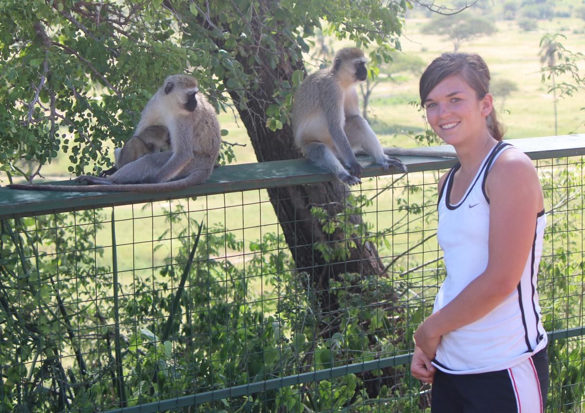 Emily Wright '14 traveled to Ghana as part of Hastings College's J-Term.