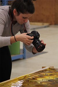 Photo of Katie Janky working at Pacha Soap