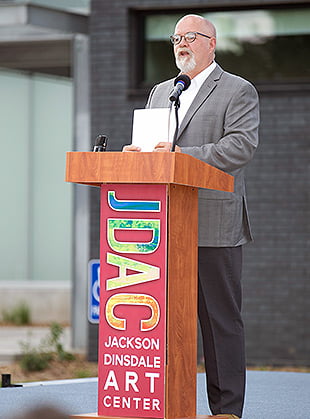 Photo of Tom Kreager, professor and chair of the Hastings College Art Department.