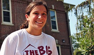 Anna Stewart said Hastings College allows her to excel on the field as a soccer player and in the classroom.